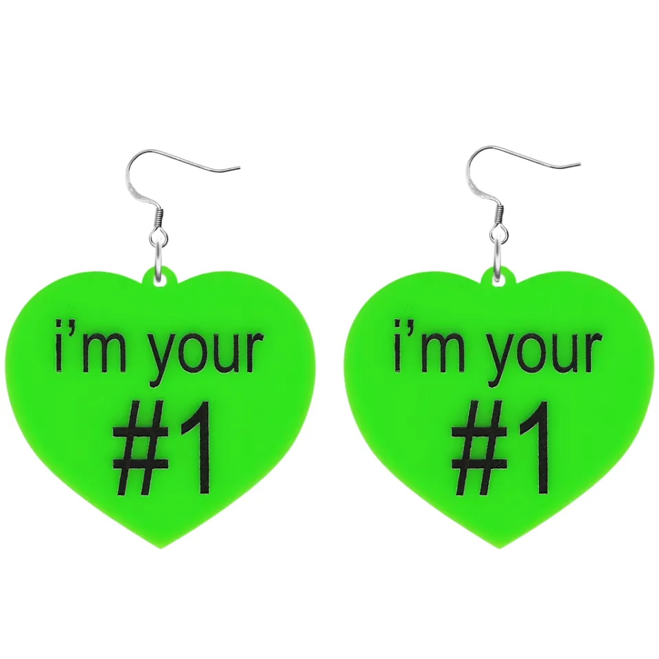 haus_of_dizzy_im_your__he_1.webp Earrings^Haus Of Dizzy 'i'm your #1' Heart Earrings