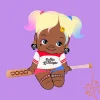 Earrings^Haus Of Dizzy Jedda Harley Quinn Greeting Card