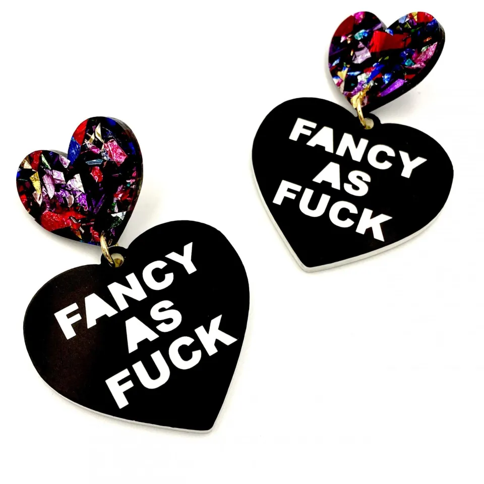 haus_of_dizzy_kaleidoscop_0-1.webp Earrings^Haus Of Dizzy Kaleidoscope 'Fancy as Fuck' Earrings
