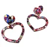 Earrings^Haus Of Dizzy 'Kaleidoscope' Barbie Heart Earrings