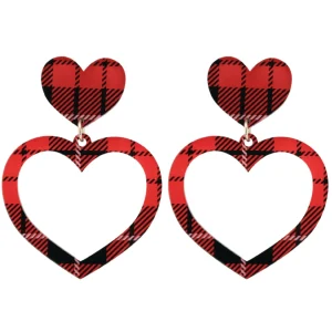 Earrings | Barbie Hearts^Haus Of Dizzy 'Limited Edition' Barbie Heart Earrings