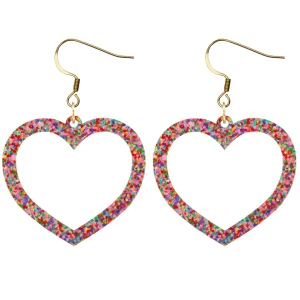 Earrings | Barbie Hearts^Haus Of Dizzy 'Limited Edition' Barbie Heart Earrings