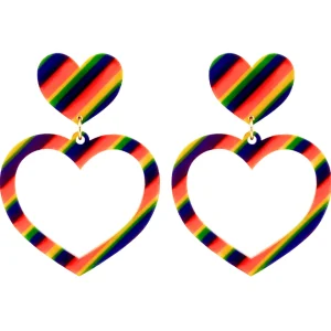 Earrings | Barbie Hearts^Haus Of Dizzy 'Limited Edition' Barbie Heart Earrings
