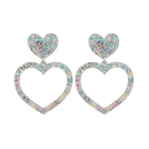 Earrings | Barbie Hearts^Haus Of Dizzy 'Limited Edition' Barbie Heart Earrings