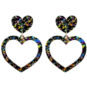 Earrings | Barbie Hearts^Haus Of Dizzy 'Limited Edition' Barbie Heart Earrings