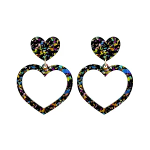 Earrings | Barbie Hearts^Haus Of Dizzy 'Limited Edition' Barbie Heart Earrings