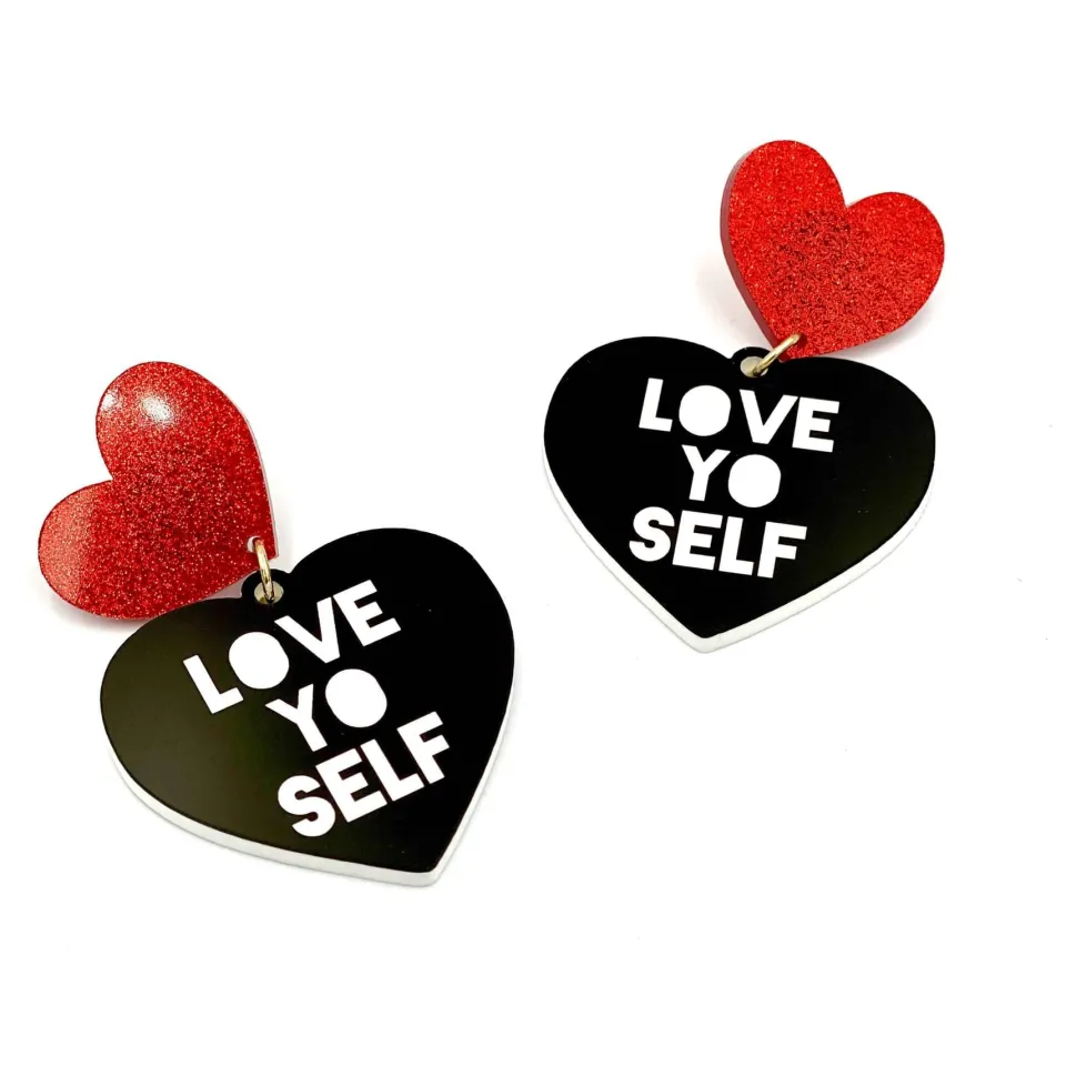 haus_of_dizzy_love_yo_sel_0.webp Earrings^Haus Of Dizzy 'Love Yo Self' Earrings