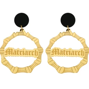 Bamboo Hoops | Earrings^Haus Of Dizzy 'Matriarch' Bamboo Hoops