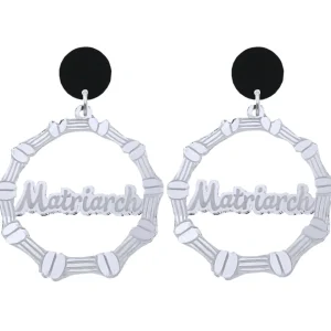 Bamboo Hoops | Earrings^Haus Of Dizzy 'Matriarch' Bamboo Hoops