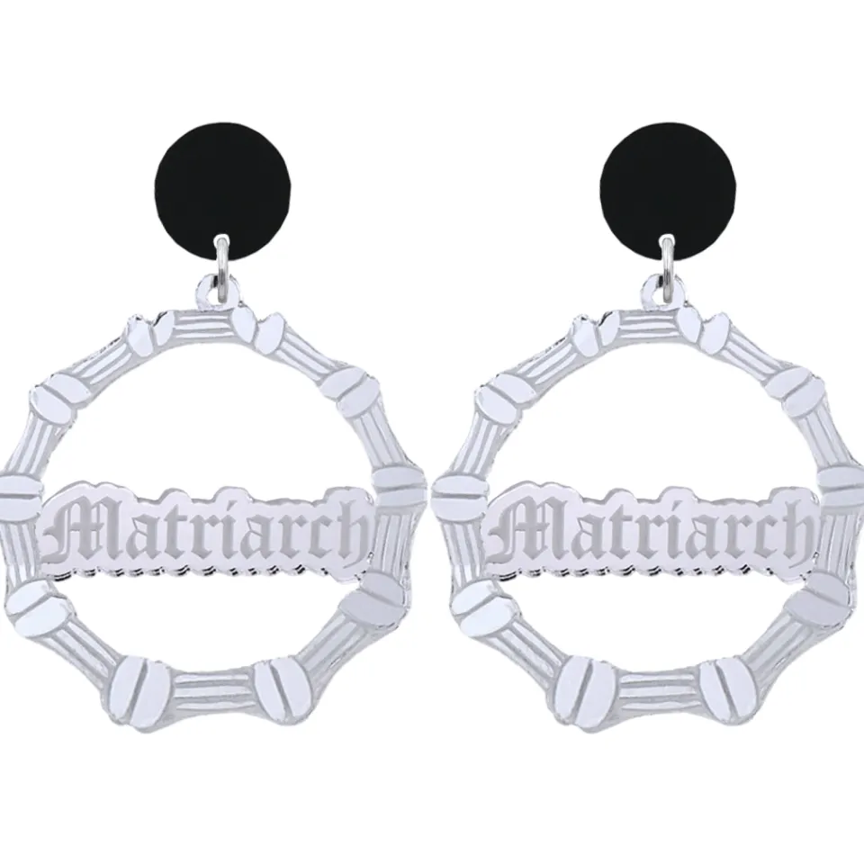 haus_of_dizzy_matriarch_b_4.webp Bamboo Hoops | Earrings^Haus Of Dizzy 'Matriarch' Bamboo Hoops