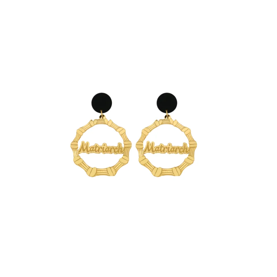 haus_of_dizzy_matriarch_b_5.webp Bamboo Hoops | Earrings^Haus Of Dizzy 'Matriarch' Bamboo Hoops