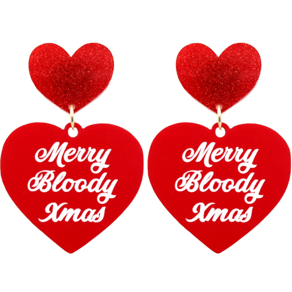 haus_of_dizzy_merry_blood_0.webp Earrings^Haus Of Dizzy 'Merry Bloody Xmas' Earrings