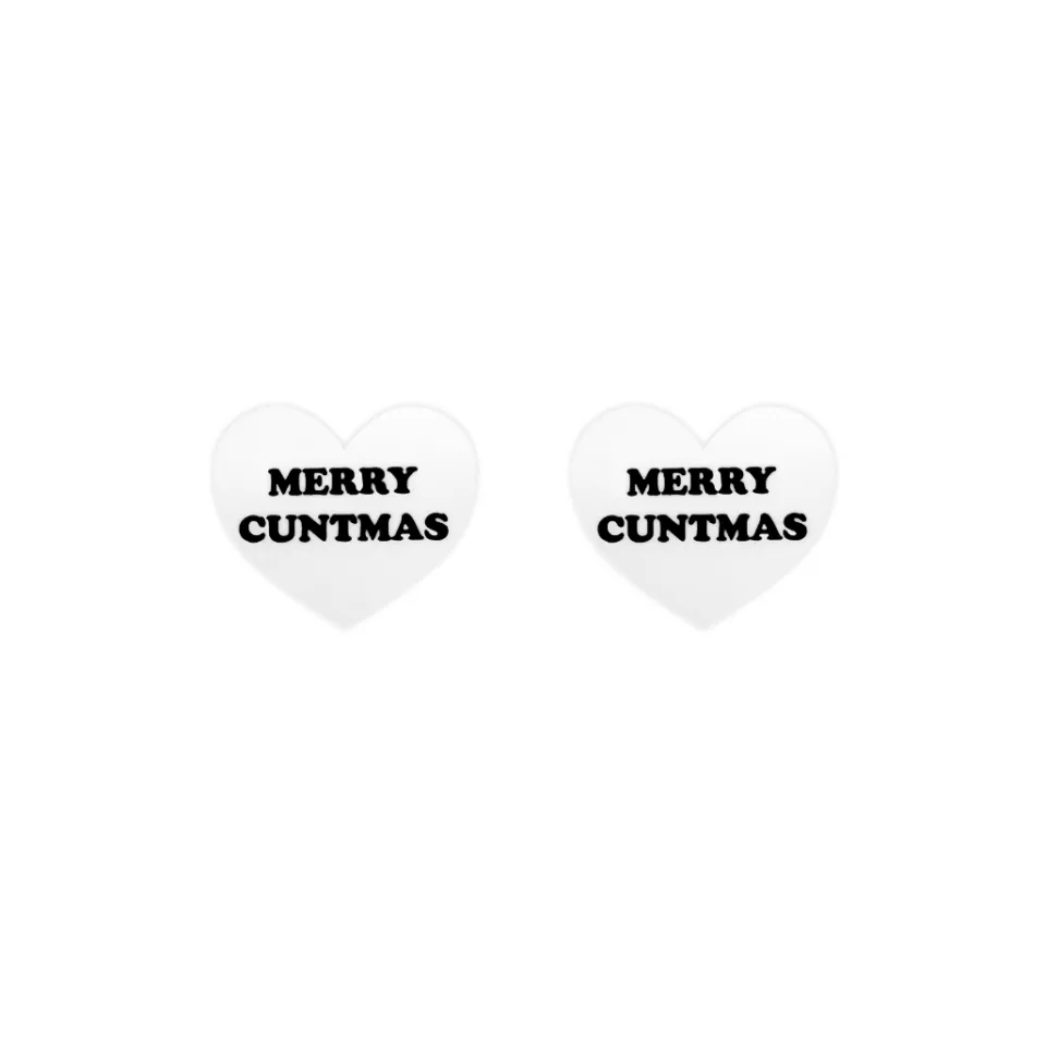haus_of_dizzy_merry_cntma_0-1.webp Earrings^Haus Of Dizzy 'Merry C*ntmas' Stud Earrings