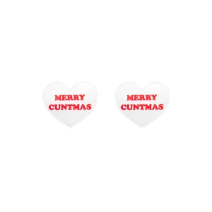 Earrings^Haus Of Dizzy 'Merry C*ntmas' Stud Earrings