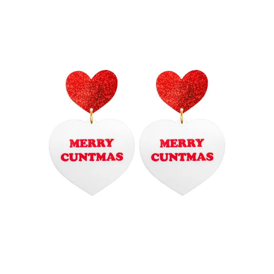haus_of_dizzy_merry_cntma_3.webp Earrings^Haus Of Dizzy 'Merry C*ntmas' Earrings