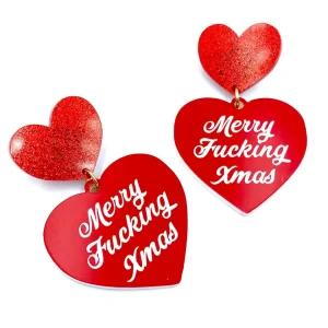 Earrings^Haus Of Dizzy 'Merry F*cking Xmas' Earrings