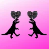 Earrings^Haus Of Dizzy Mini Dinosaur Earrings