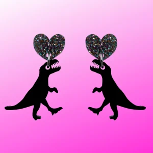 Earrings^Haus Of Dizzy Mini Dinosaur Earrings