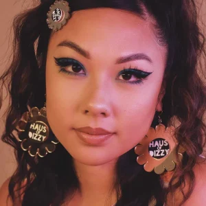 Earrings^Haus Of Dizzy Mirrored 'Dizzy Daisy' Earrings