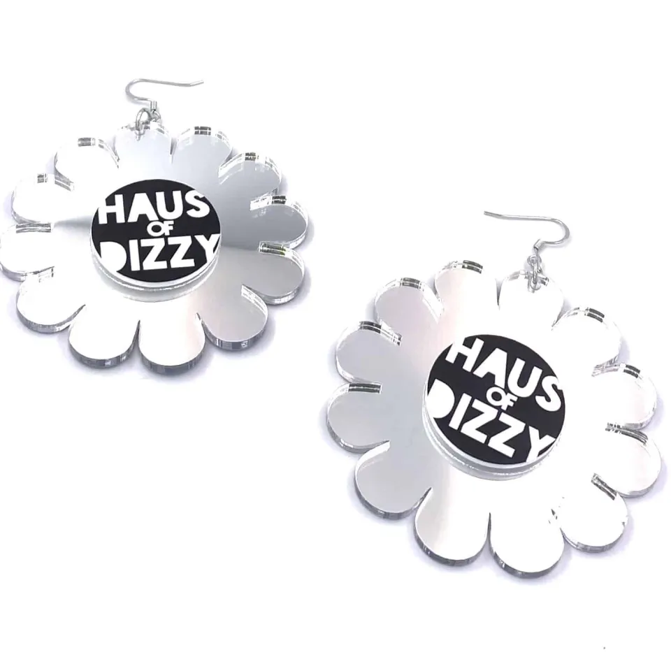 haus_of_dizzy_mirrored_di_3.webp Earrings^Haus Of Dizzy Mirrored 'Dizzy Daisy' Earrings