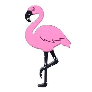 Pins/Patches | Earrings^Haus Of Dizzy Mirrored Flamingo Pin?