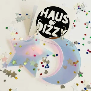 Earrings^Haus Of Dizzy Moon Star Earrings