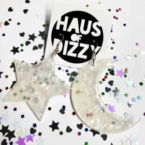 Earrings^Haus Of Dizzy Moon Star Earrings