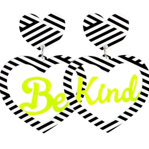 Earrings^Haus Of Dizzy Neon 'Be Kind' Heart Earrings