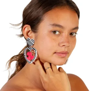 Earrings^Haus Of Dizzy Neon 'Be Kind' Heart Earrings