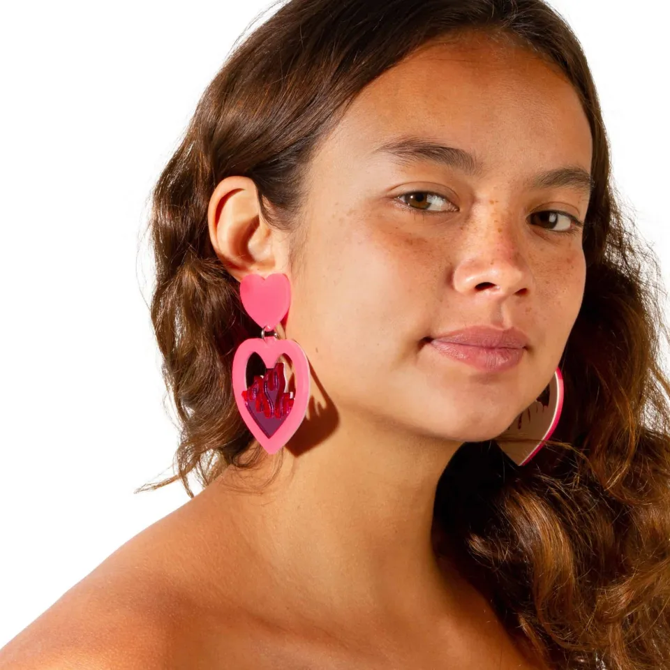 haus_of_dizzy_neon_flame__1.webp Earrings^Haus Of Dizzy Neon Flame Heart Earrings