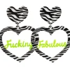 Earrings^Haus Of Dizzy Neon Fucking Fabulous Heart Earrings