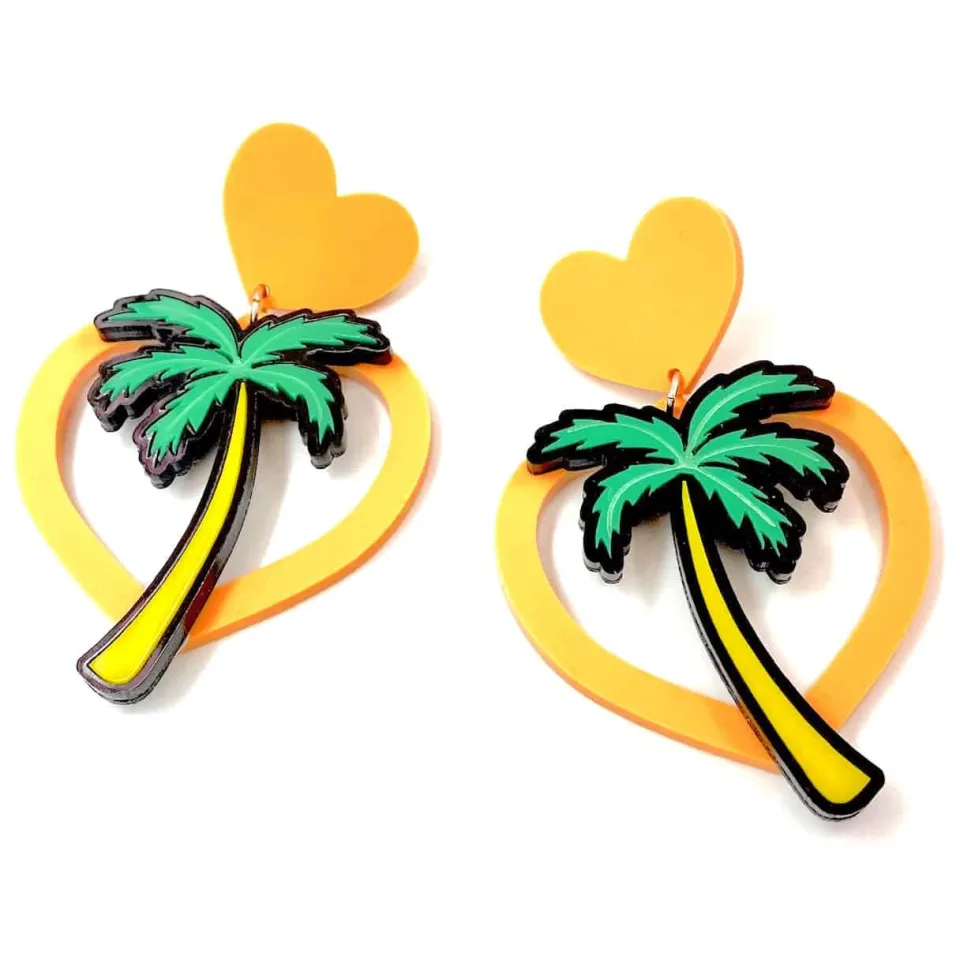 haus_of_dizzy_pastel_hawa_2.webp Earrings^Haus Of Dizzy Pastel Hawaiian Heart Palm Earrings