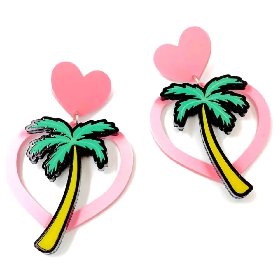 haus_of_dizzy_pastel_hawa_3.webp Earrings^Haus Of Dizzy Pastel Hawaiian Heart Palm Earrings