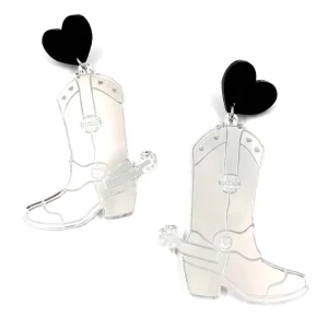 Earrings^Haus Of Dizzy 'Pony Up' Cowgirl Boot Earrings