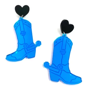 Earrings^Haus Of Dizzy 'Pony Up' Cowgirl Boot Earrings