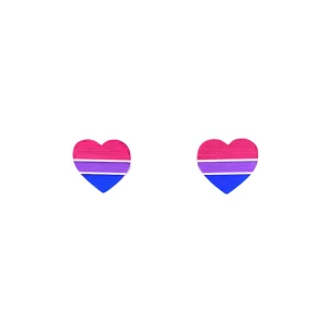 Earrings^Haus Of Dizzy 'Pride Flag' Heart Studs ?️‍?
