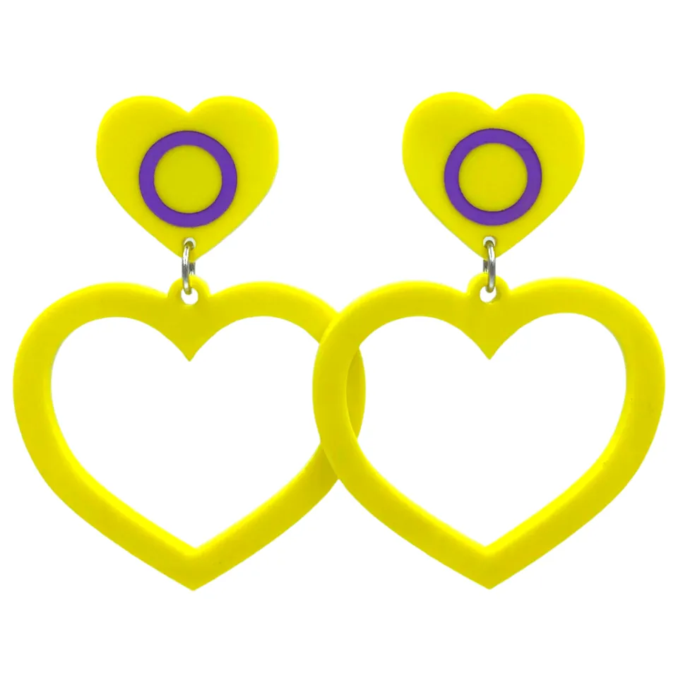 haus_of_dizzy_pride_flag__10-1.webp Earrings^Haus Of Dizzy 'Pride Flag' Barbie Heart Earrings ?️?