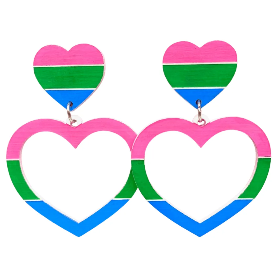 haus_of_dizzy_pride_flag__7-1.webp Earrings^Haus Of Dizzy 'Pride Flag' Barbie Heart Earrings ?️?