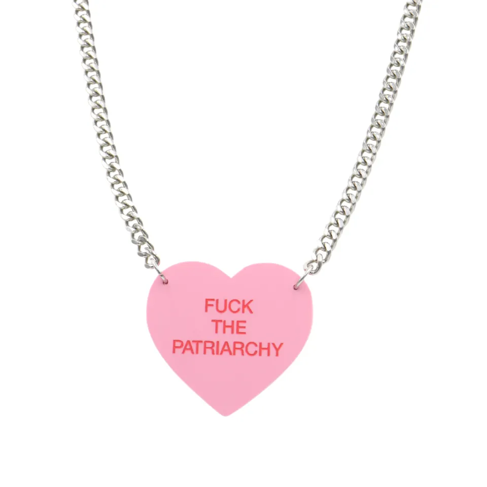 haus_of_dizzy_pronoun_gen_3-1.webp Necklaces^Haus Of Dizzy Pronoun 'Gentle Reminder' Candy Heart Necklace
