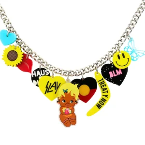 Necklaces^Haus Of Dizzy 'Protest' Charm Necklace