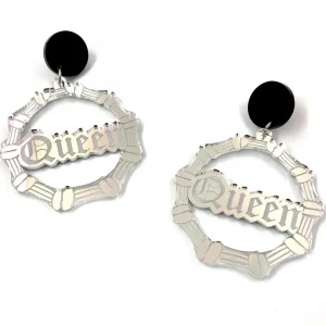 Bamboo Hoops | Earrings^Haus Of Dizzy 'Queen' Bamboo Hoops