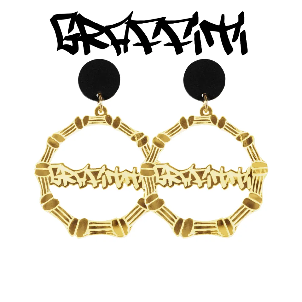 haus_of_dizzy_queen_bambo_6.webp Bamboo Hoops | Earrings^Haus Of Dizzy 'Queen' Bamboo Hoops