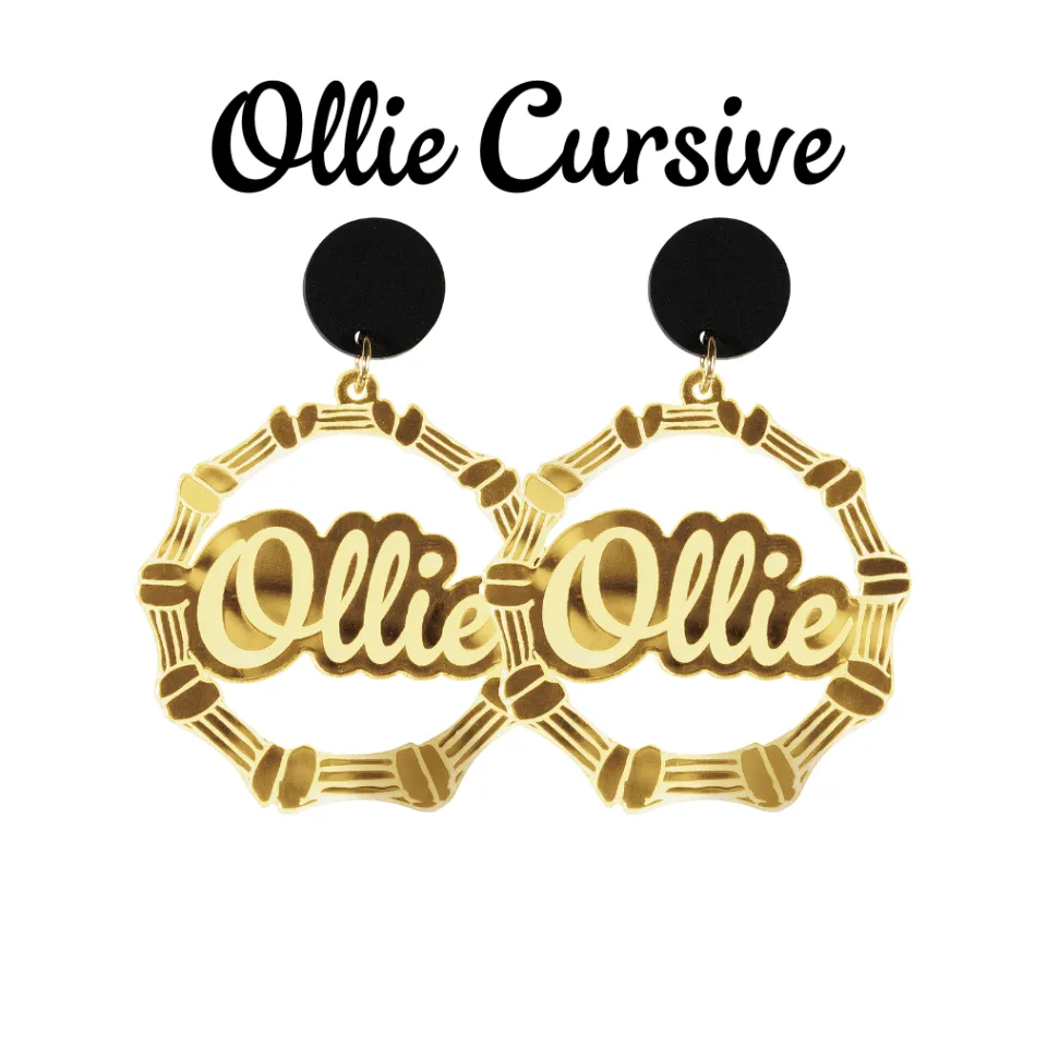 haus_of_dizzy_queen_bambo_8.webp Bamboo Hoops | Earrings^Haus Of Dizzy 'Queen' Bamboo Hoops