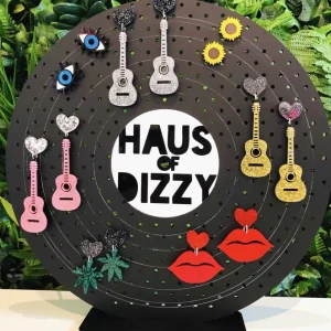 Jewellery Stands | Earrings^Haus Of Dizzy Record Jewellery Stand