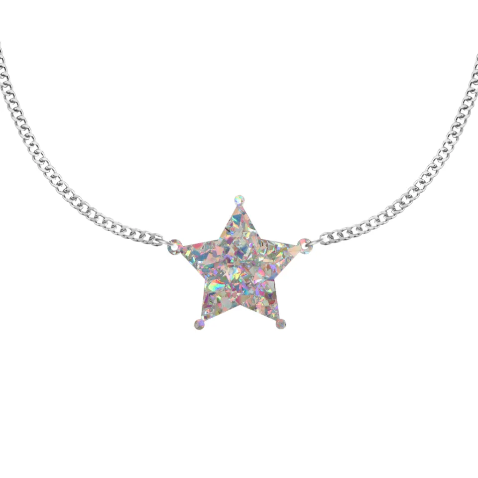 haus_of_dizzy_sheriff_sta_0.webp Necklaces^Haus Of Dizzy 'Sheriff Star' Necklace Silver