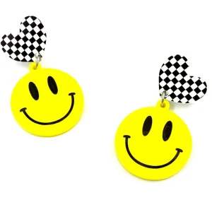 Earrings^Haus Of Dizzy 'Sh*t Happens' Smiley Earrings ?