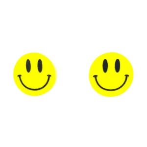 Earrings^Haus Of Dizzy Smiley Face Studs ?