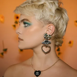 Earrings^Haus Of Dizzy 'Spaced Out' UFO Earrings