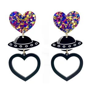 Earrings^Haus Of Dizzy 'Spaced Out' UFO Earrings
