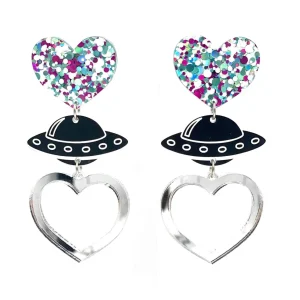 Earrings^Haus Of Dizzy 'Spaced Out' UFO Earrings